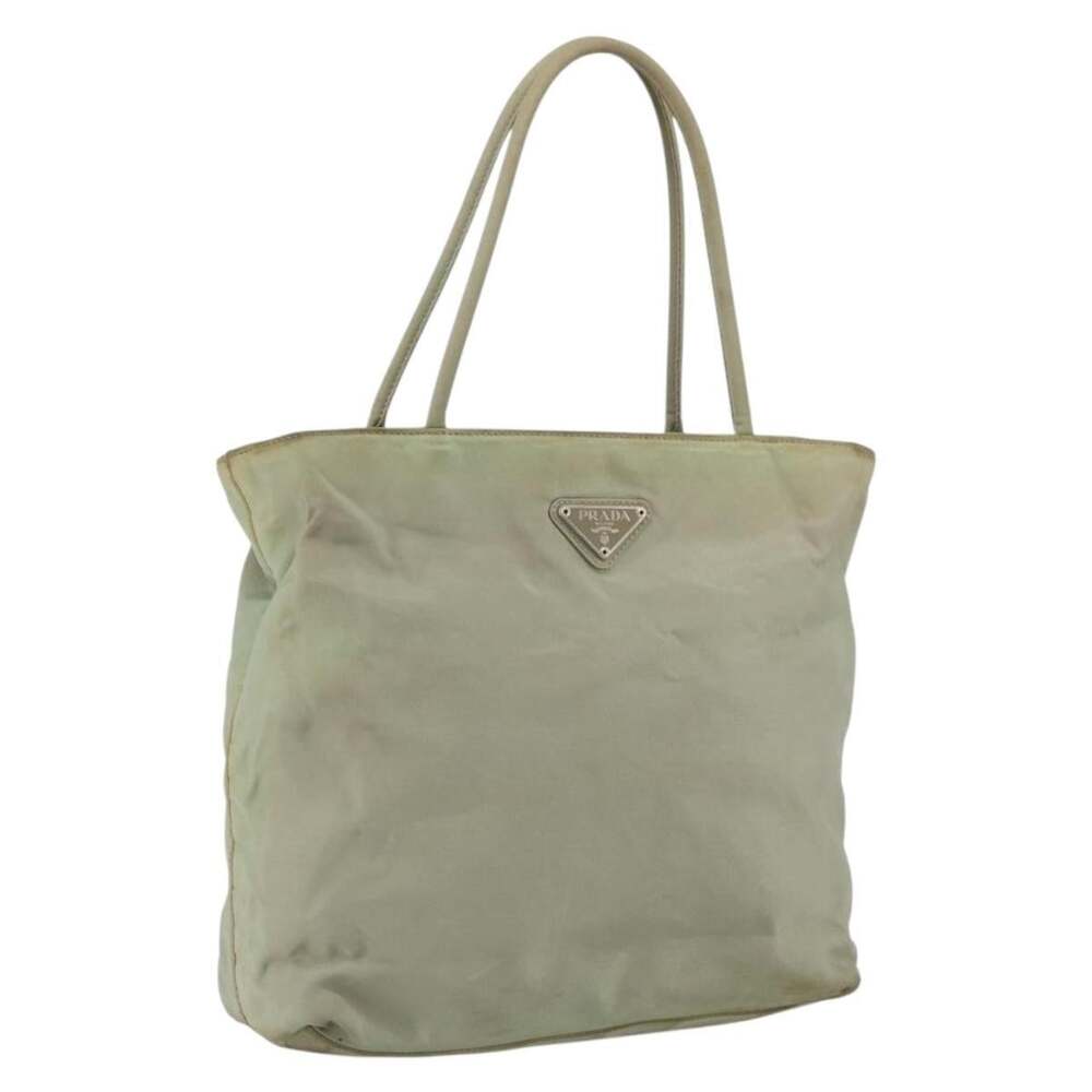 Prada Nylon Handbag Khaki Green